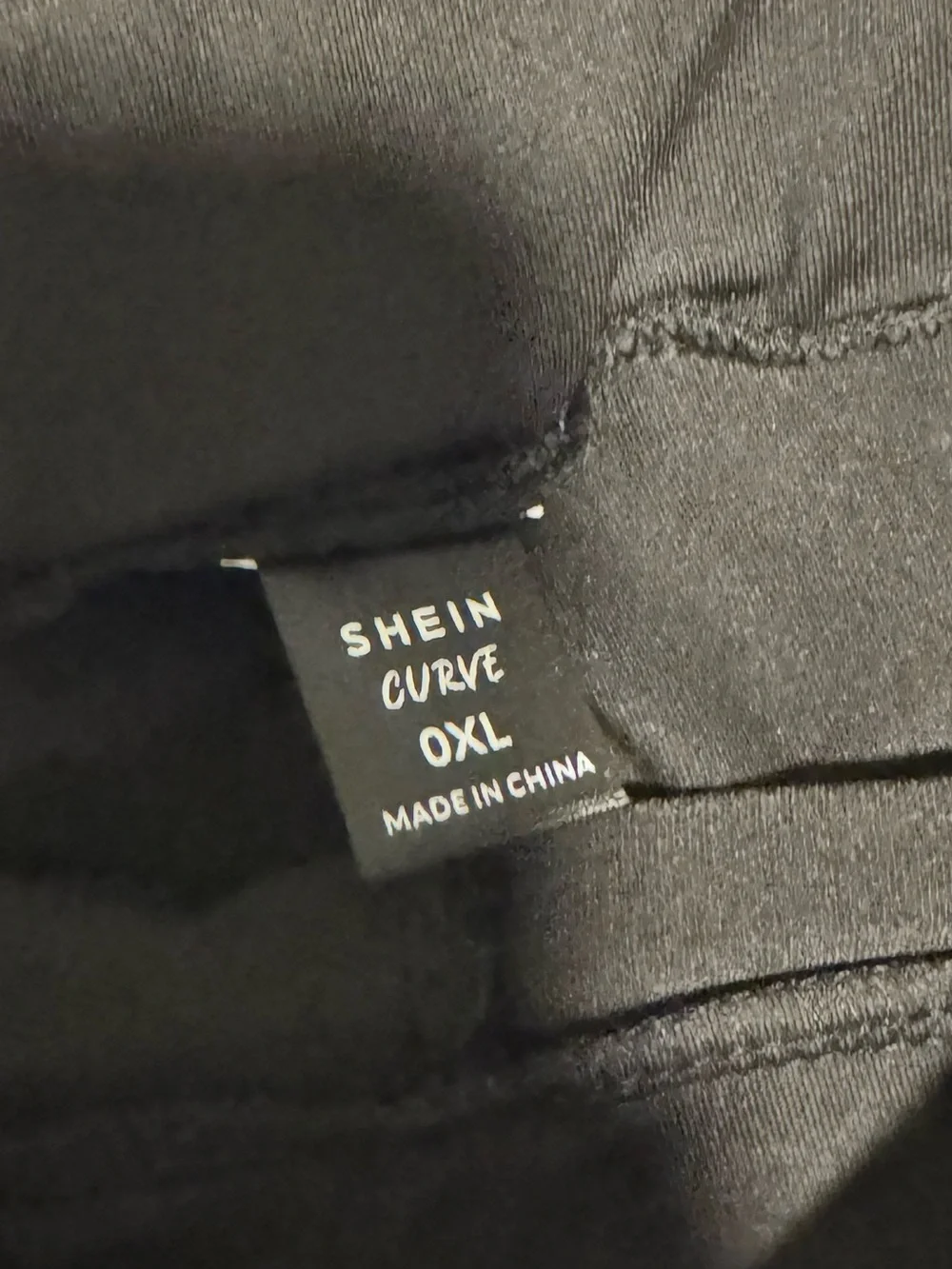 Black Mini Skort with Side Slit Detail